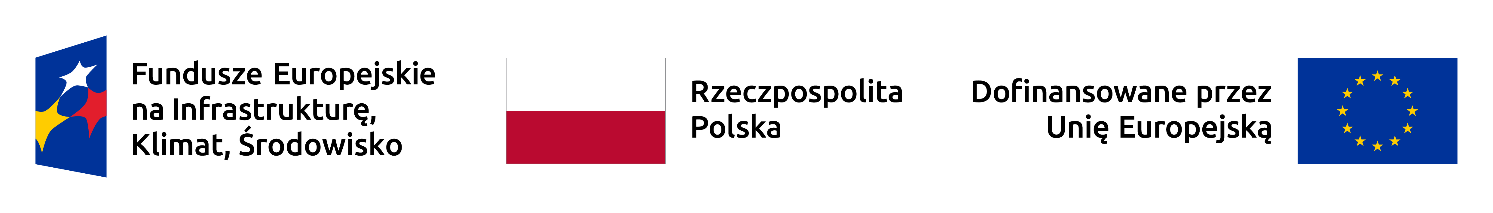 ciąg logotypów unijnych 