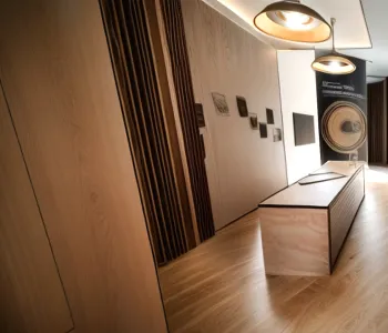 wizualizacja przedstawiająca salę ekspozycyjną 