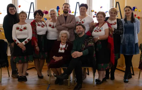 zdjęcie grupowe uczestników warsztatów